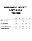 Giubbotto in ovatta termica con inserti in softshell