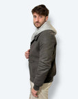 Bomber ecopelle imbottito