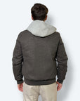 Bomber ecopelle imbottito