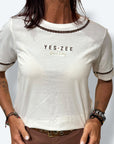 T-shirt scatoletta ricami