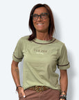 T-shirt scatoletta ricami