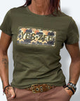 T-shirt borchiette