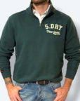 Felpa MEZZA ZIP VINTAGE