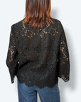 Camicia pizzo e raso