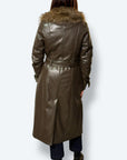 Trench ecopelle pelo staccabile