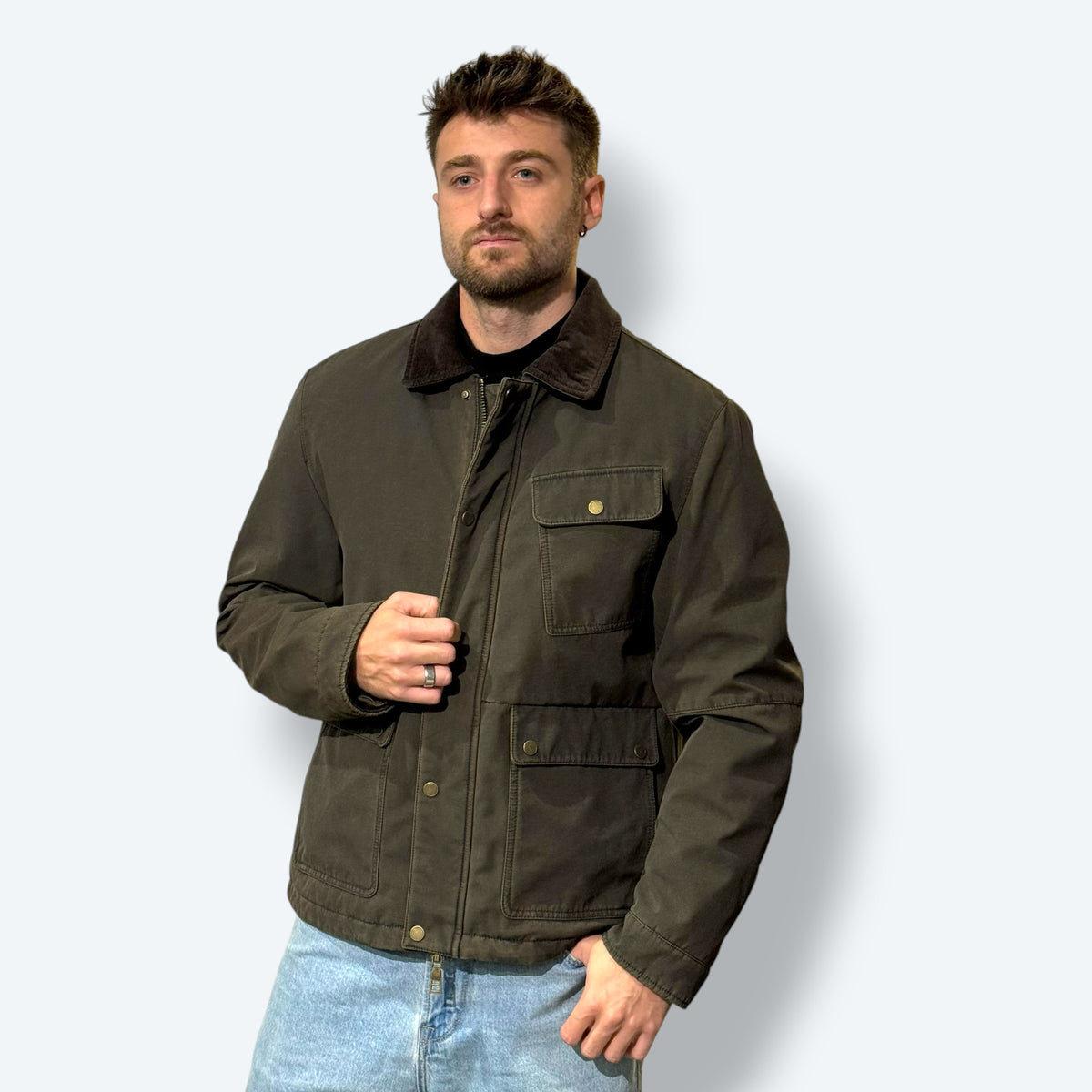 Giacca stile Barbour