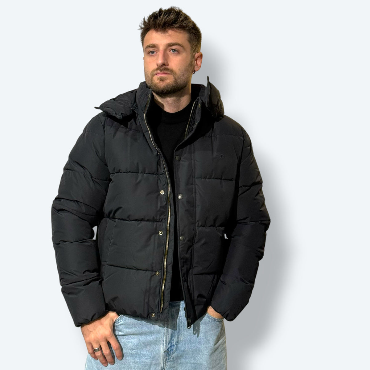 Puffer cappuccio staccabile