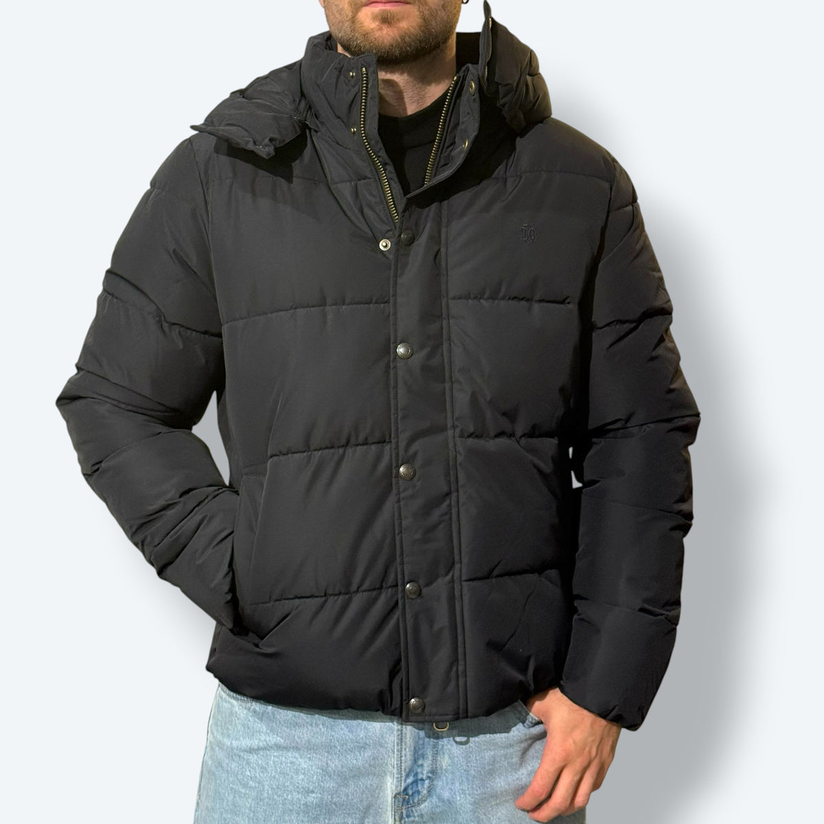 Puffer cappuccio staccabile