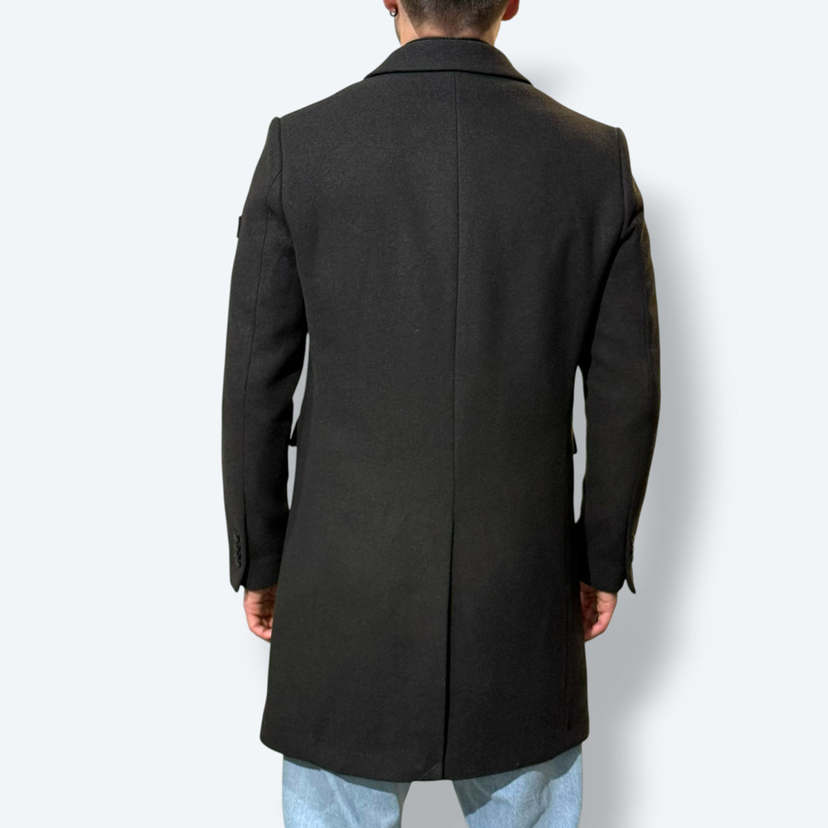 Cappotto misto lana 3 bottoni