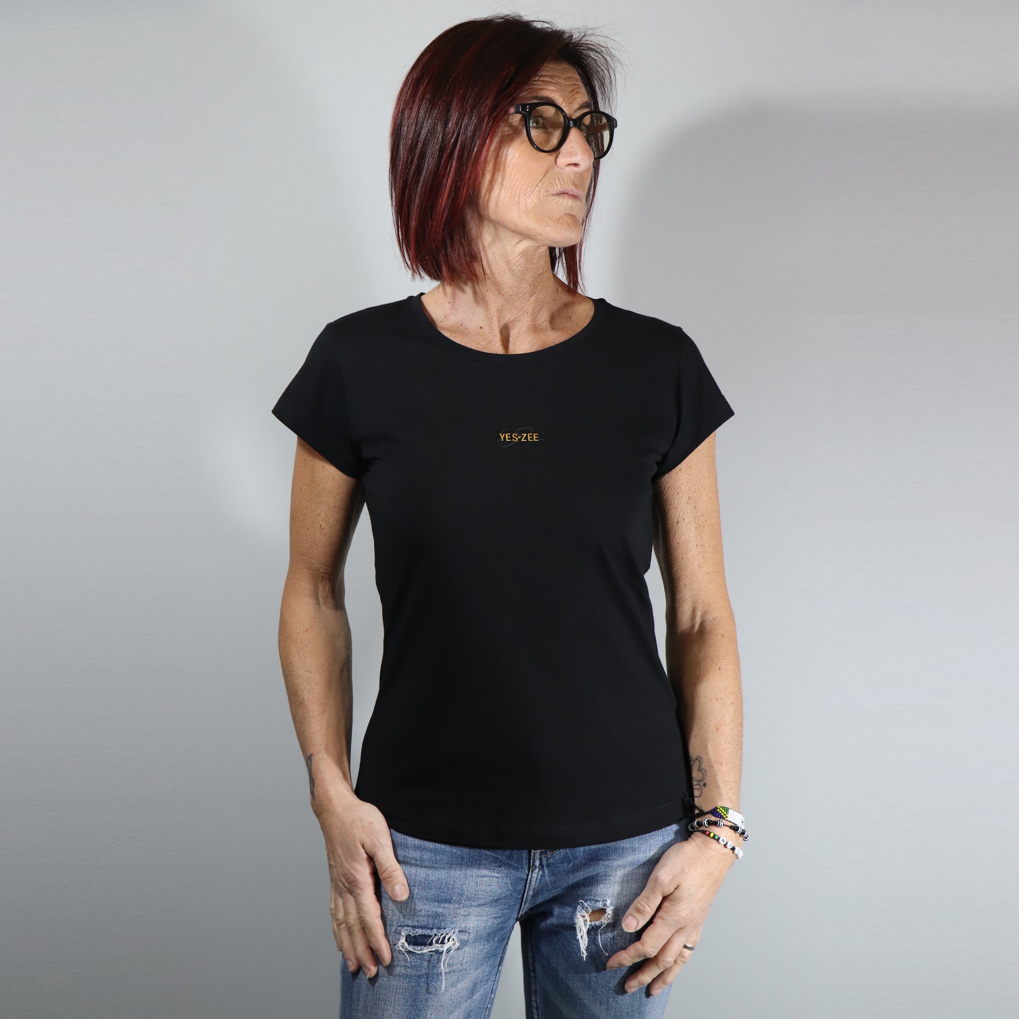 T-shirt girocollo logo slim-fit